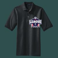 Heavyweight Cotton Pique Polo with Pocket Thumbnail