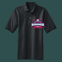 Heavyweight Cotton Pique Polo with Pocket Thumbnail