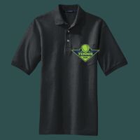 Heavyweight Cotton Pique Polo with Pocket Thumbnail