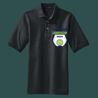 Heavyweight Cotton Pique Polo with Pocket Thumbnail
