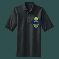 Heavyweight Cotton Pique Polo with Pocket Thumbnail