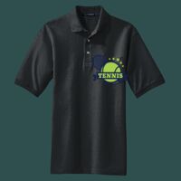 Heavyweight Cotton Pique Polo with Pocket Thumbnail