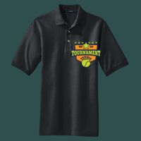 Heavyweight Cotton Pique Polo with Pocket Thumbnail