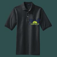 Heavyweight Cotton Pique Polo with Pocket Thumbnail