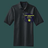Heavyweight Cotton Pique Polo with Pocket Thumbnail