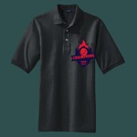 Heavyweight Cotton Pique Polo with Pocket Thumbnail