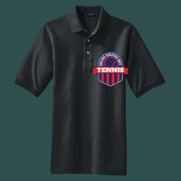 Heavyweight Cotton Pique Polo with Pocket Thumbnail