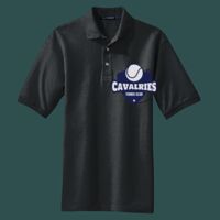 Heavyweight Cotton Pique Polo with Pocket Thumbnail