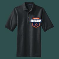 Heavyweight Cotton Pique Polo with Pocket Thumbnail