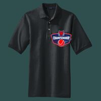 Heavyweight Cotton Pique Polo with Pocket Thumbnail