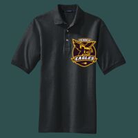 Heavyweight Cotton Pique Polo with Pocket Thumbnail