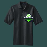 Heavyweight Cotton Pique Polo with Pocket Thumbnail