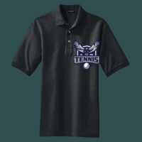 Heavyweight Cotton Pique Polo with Pocket Thumbnail