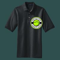 Heavyweight Cotton Pique Polo with Pocket Thumbnail