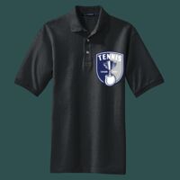 Heavyweight Cotton Pique Polo with Pocket Thumbnail