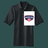Heavyweight Cotton Pique Polo with Pocket Thumbnail