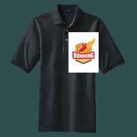 Heavyweight Cotton Pique Polo with Pocket Thumbnail
