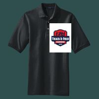 Heavyweight Cotton Pique Polo with Pocket Thumbnail