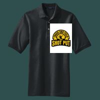 Heavyweight Cotton Pique Polo with Pocket Thumbnail
