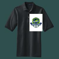 Heavyweight Cotton Pique Polo with Pocket Thumbnail