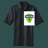 Heavyweight Cotton Pique Polo with Pocket Thumbnail
