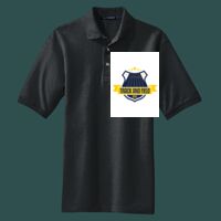 Heavyweight Cotton Pique Polo with Pocket Thumbnail