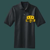 Heavyweight Cotton Pique Polo with Pocket Thumbnail