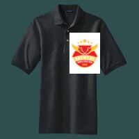 Heavyweight Cotton Pique Polo with Pocket Thumbnail