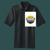 Heavyweight Cotton Pique Polo with Pocket Thumbnail