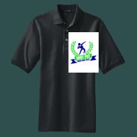 Heavyweight Cotton Pique Polo with Pocket Thumbnail