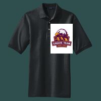 Heavyweight Cotton Pique Polo with Pocket Thumbnail