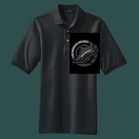 Heavyweight Cotton Pique Polo with Pocket Thumbnail