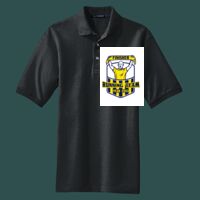 Heavyweight Cotton Pique Polo with Pocket Thumbnail