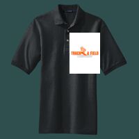 Heavyweight Cotton Pique Polo with Pocket Thumbnail