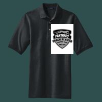 Heavyweight Cotton Pique Polo with Pocket Thumbnail