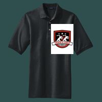 Heavyweight Cotton Pique Polo with Pocket Thumbnail