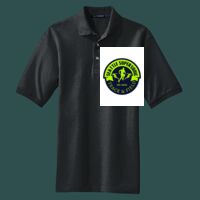 Heavyweight Cotton Pique Polo with Pocket Thumbnail