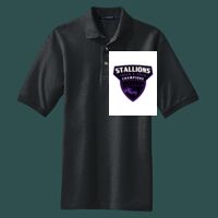 Heavyweight Cotton Pique Polo with Pocket Thumbnail