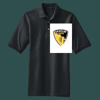 Heavyweight Cotton Pique Polo with Pocket Thumbnail