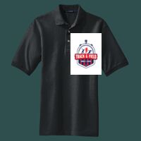Heavyweight Cotton Pique Polo with Pocket Thumbnail