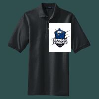 Heavyweight Cotton Pique Polo with Pocket Thumbnail