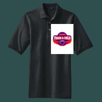 Heavyweight Cotton Pique Polo with Pocket Thumbnail