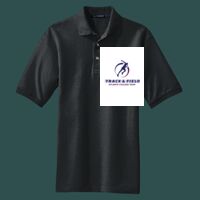 Heavyweight Cotton Pique Polo with Pocket Thumbnail