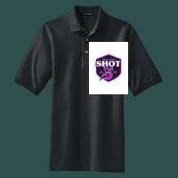 Heavyweight Cotton Pique Polo with Pocket Thumbnail