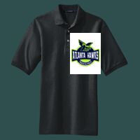 Heavyweight Cotton Pique Polo with Pocket Thumbnail