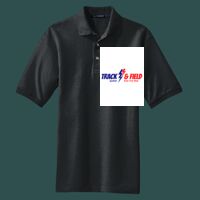 Heavyweight Cotton Pique Polo with Pocket Thumbnail