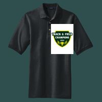 Heavyweight Cotton Pique Polo with Pocket Thumbnail