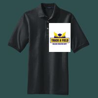 Heavyweight Cotton Pique Polo with Pocket Thumbnail