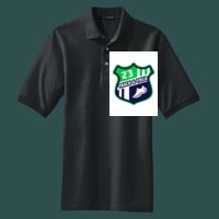 Heavyweight Cotton Pique Polo with Pocket Thumbnail