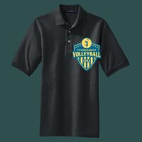 Heavyweight Cotton Pique Polo with Pocket Thumbnail
